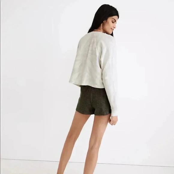 Madewell | MWL Tie-Dye Crop Sweatshirt  Tee - Picture 3 of 8